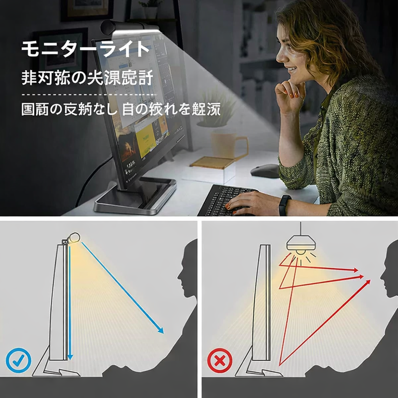 ⭐ 目の健康を考えた設計