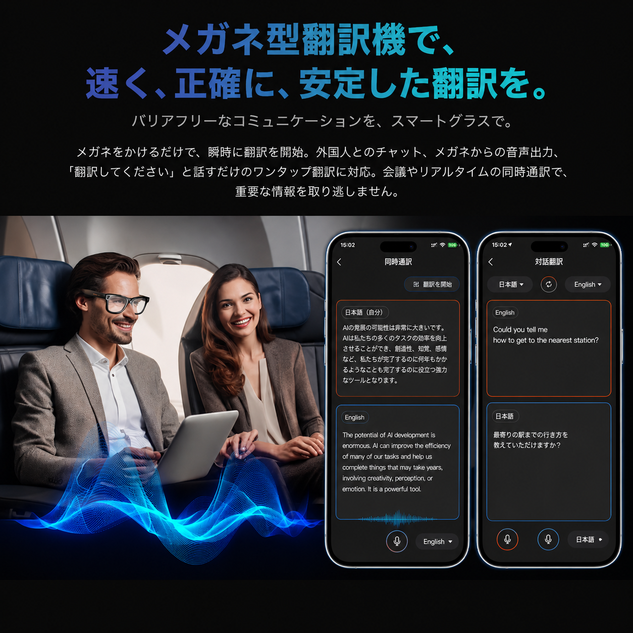Tokonoma™ AI搭載 スマートグラス