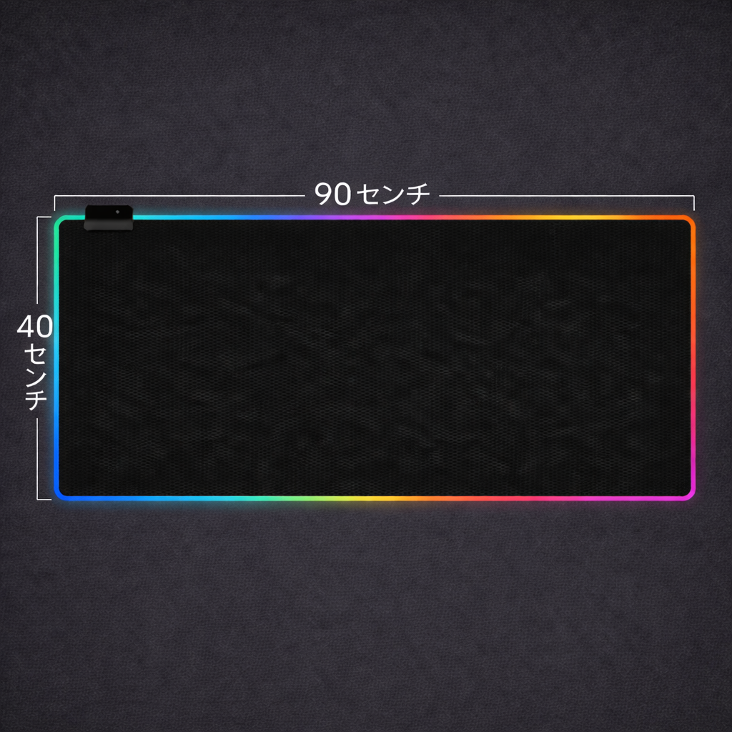 日本で大人気！Tokonoma™ RGBゲーミングマウスパッド✨ 防水仕様 🌈🎮