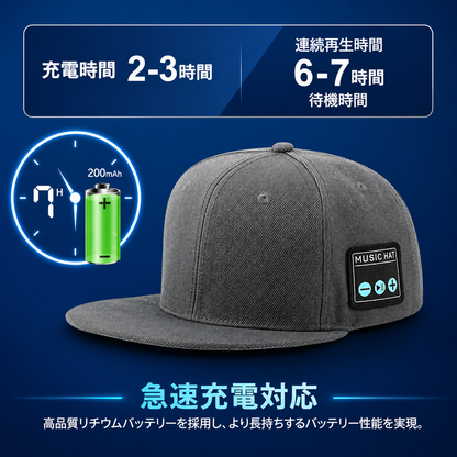 Tokonoma™ Bluetooth搭載 多機能ワイヤレススピーカーキャップ