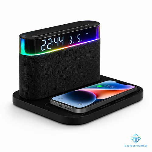 Tokonoma™ 6in1 Bluetoothデジタル目覚まし時計 📱
