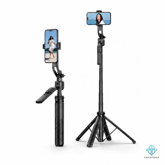 日本でバズり中！AIフェイストラッキング三脚🤳 360°自動追跡📱