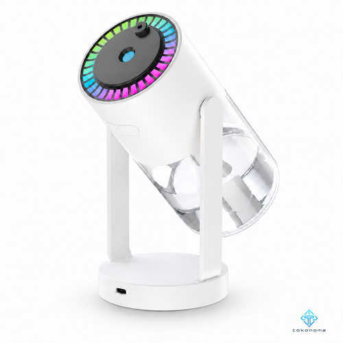 日本で大人気！星空プロジェクション付きUSBミニ加湿器✨🌙💧リラックス空間を演出